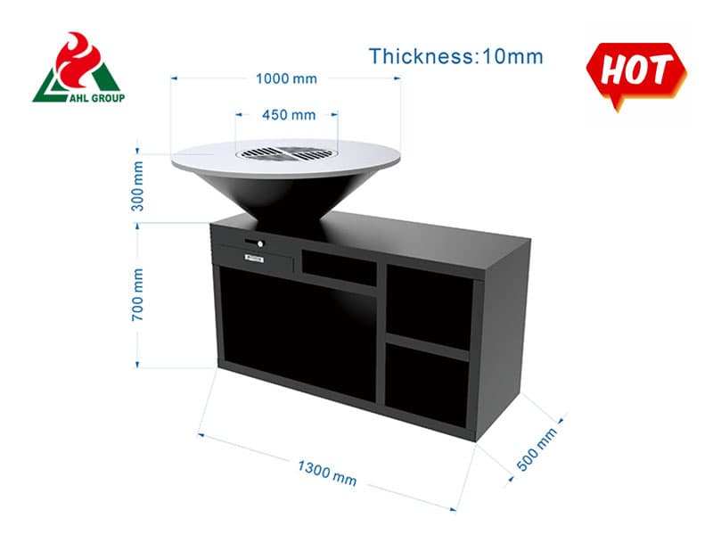 Economic Galvanized steel BBQ Grill Outdoor Fun