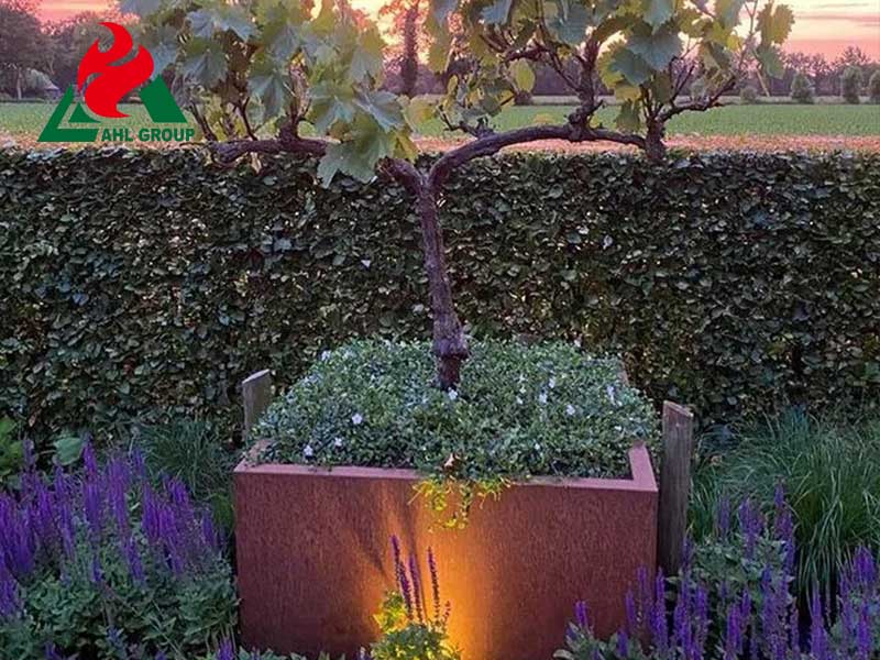 Commercial Corten Planters