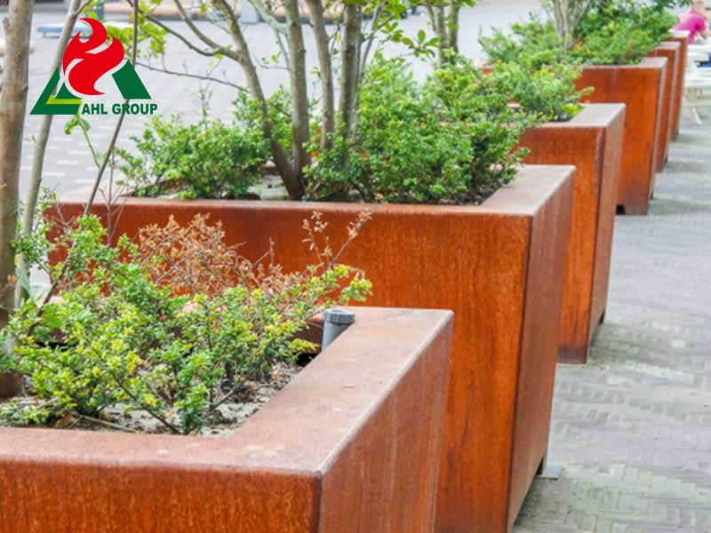 Laser cut corten raised garden beds Supplier